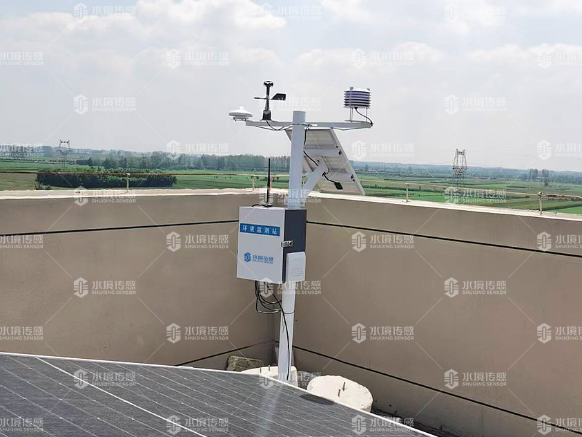 水境傳感  光伏氣象站安裝成功
