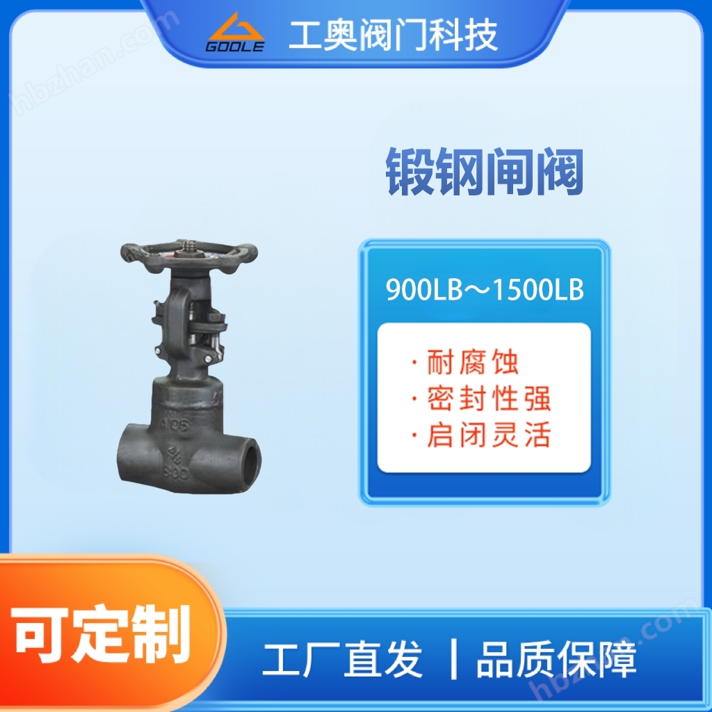 自密封鍛鋼閘閥 900Lb~2500Lb