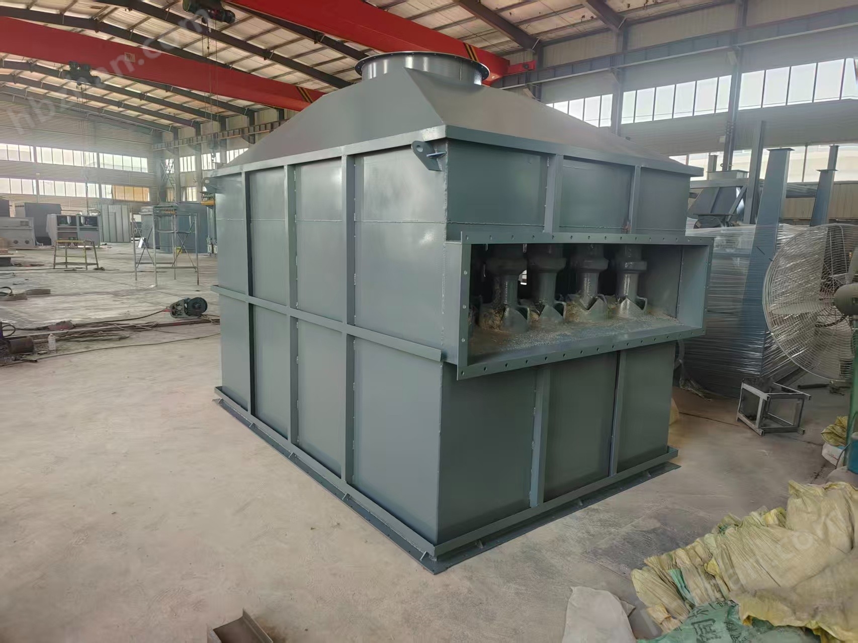 陶瓷多管除塵器 (1).jpg 鍋爐廠陶瓷多管除塵器碳鋼耐高溫設(shè)備