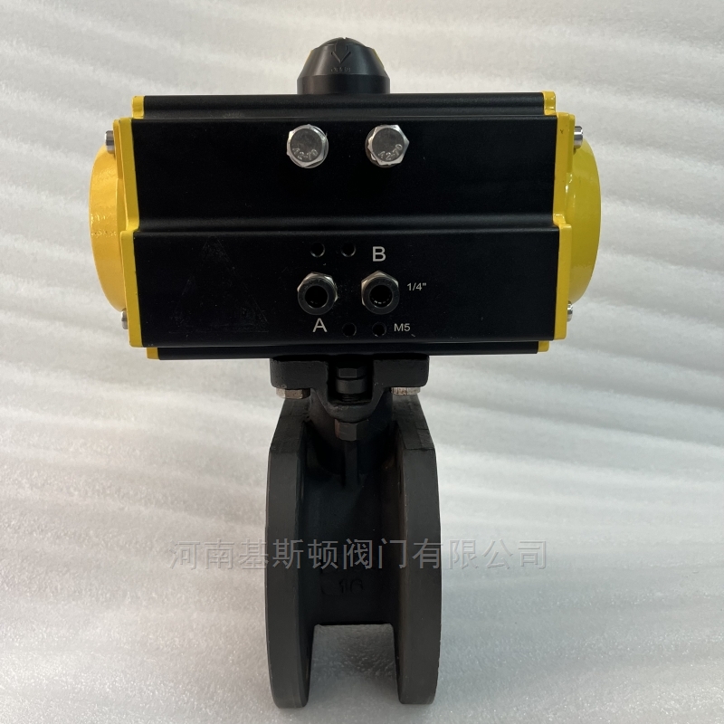 Q671F气动超薄型对夹球阀