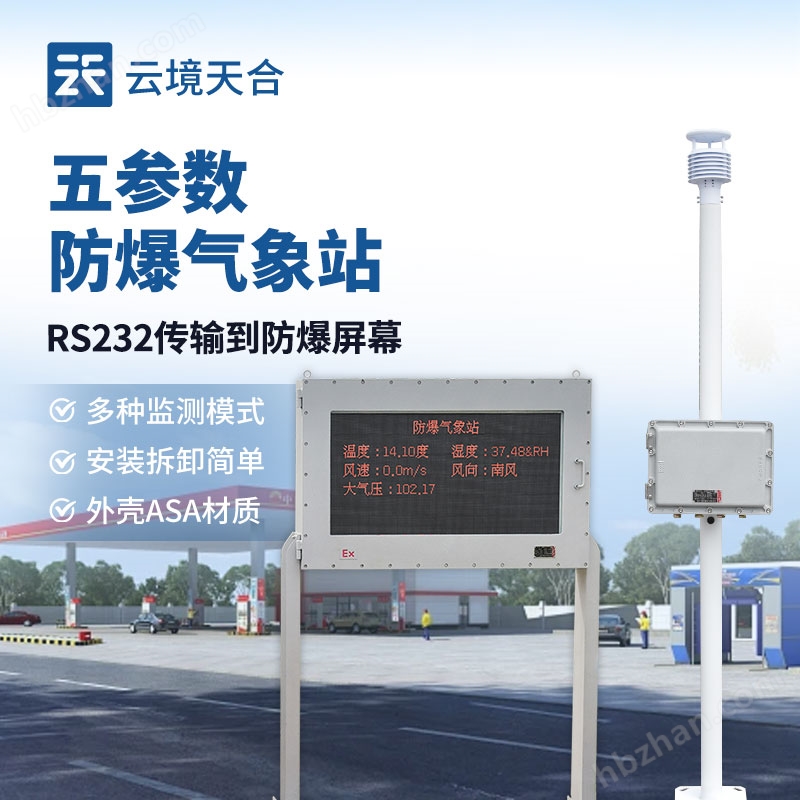 小型工業(yè)防爆氣象站
