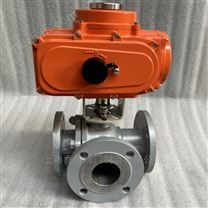 防爆電動調(diào)節(jié)型三通球閥