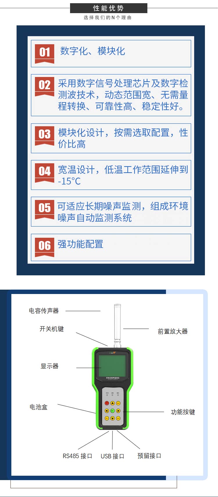 手持噪声监测仪实测！多场景适用，噪声污染一键捕捉