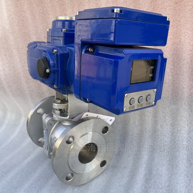 智能一体化电动调节型C4钢球阀.jpg Q941F-16C4耐浓硝酸电动C4钢球阀的主要外形尺寸表