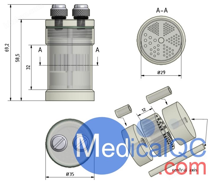 QRM-MicroPET-HotRod模体